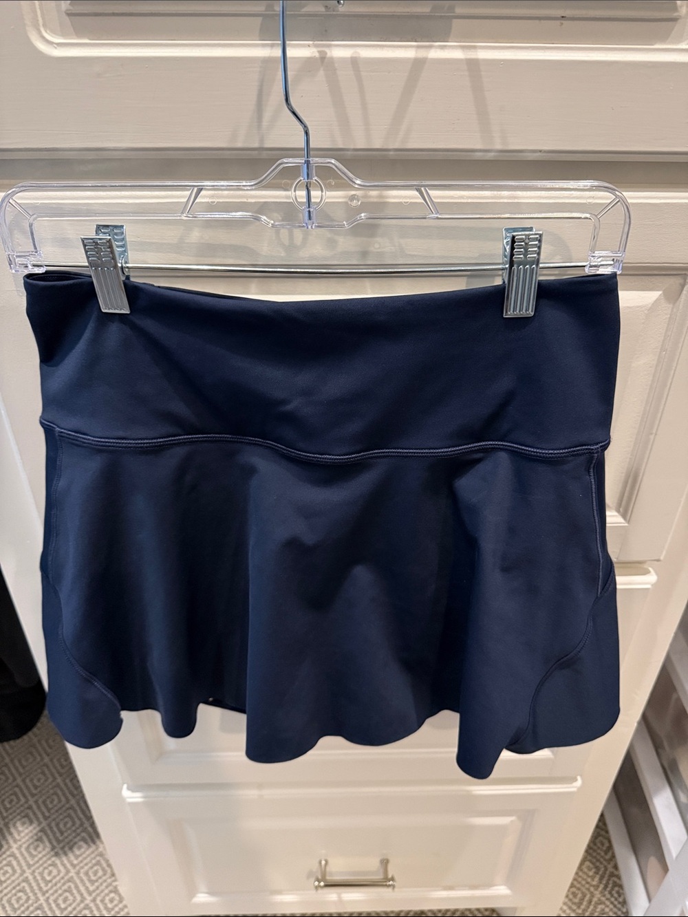 Athleta Ace Tennis Skort 13 1/2in skort, zip back pocket, shorts attached